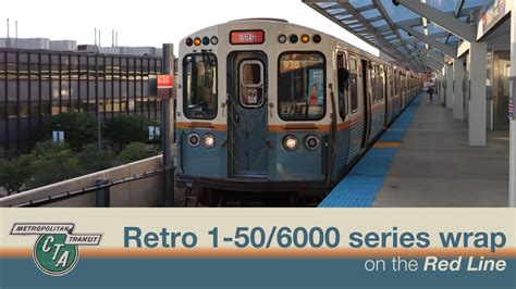 CTA X MSI Retro 1 50 6000 Series Livery Wrap On The Red Line CTA