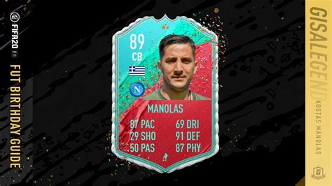 Fifa Fut Birthday Kostas Manolas Sbc Guide Rated K Spend