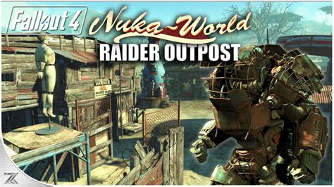 Fallout 4 Nuka World Disciples Raider Camp Tour Red Rocket Truck Stop Youtube