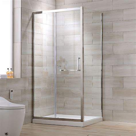 Qian Yan Half Wall Frameless Shower China Stainless Bi Fold Walk In