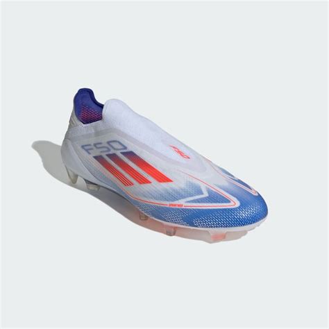 Adidas F50 Elite Laceless Firm Ground Boots White Adidas Uae