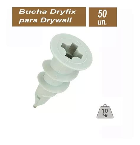 Bucha Dry Fix P Gesso Drywall Acartonado Pacote 50 Pçs