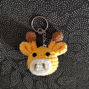 Crochet Animal Keychain, Crochet Keychain, Animal Key Chain, Crochet ...