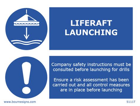 335111 SAFETY SIGN LSA LIFERAFT LAUNCHING 150X200MM IMPA Code Search