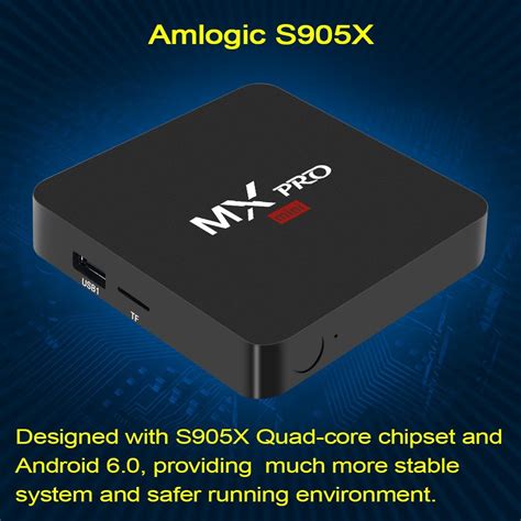 Mx Pro Mini Android Tv Box Amlogic S X Quad Core Cortex A Android