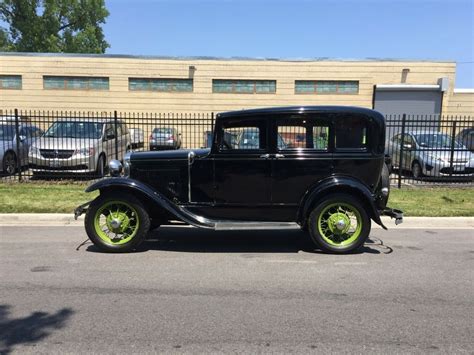 Nice Black 1931 Ford Model A Slant Window Fordor Sedan For Sale Photos