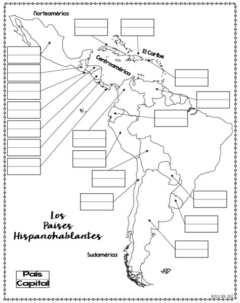 Spanish Speaking Countries And Nationalities Male Female Diagram