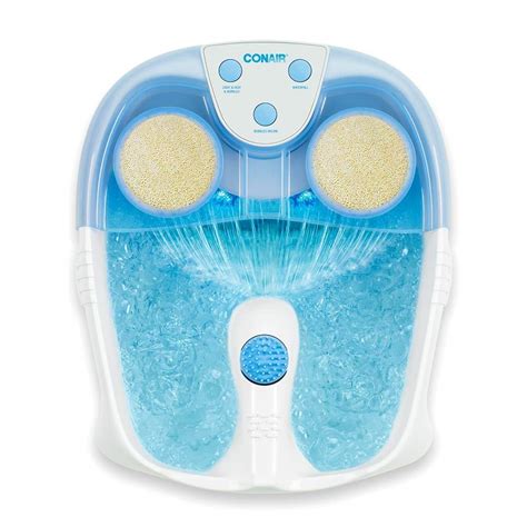 Conair Active Life Waterfall Foot Spa With Lights And Bubbles