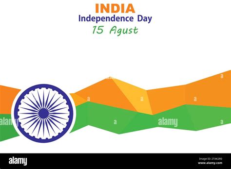 India Independence Day Vector Illustration Stock Vector Image And Art Alamy