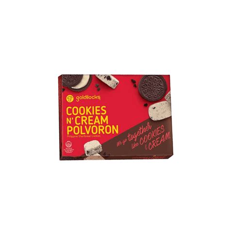 Goldilocks Cookies N’ Cream Polvoron 12 5g X 24pcs Palengke Thailand Filipino Asian Grocery