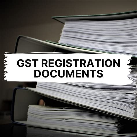 Comprehensive Checklist Of Documents Required For Gst Registration