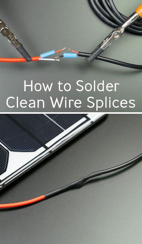 Soldering Clean Wire Splices | Soldering, Diy electronics, Electrical ...