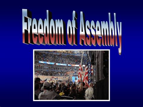 Freedom Of Assembly