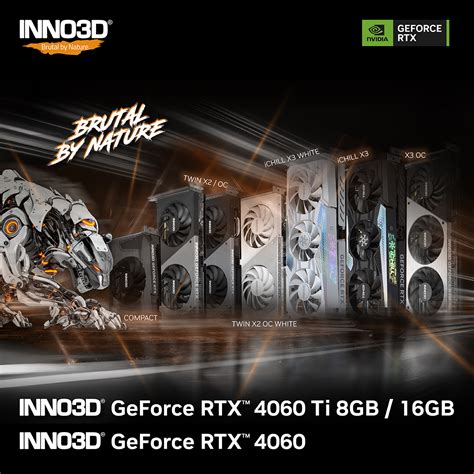 Inno3d Presenta Le Nuove Schede Video Geforce Rtx 4060 Ti E Rtx 4060 Hw Legend