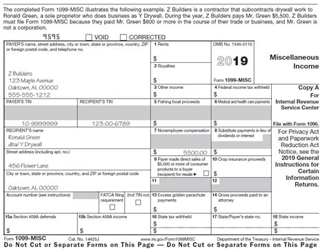 1099 Misc Instructions 2019 Attorneys