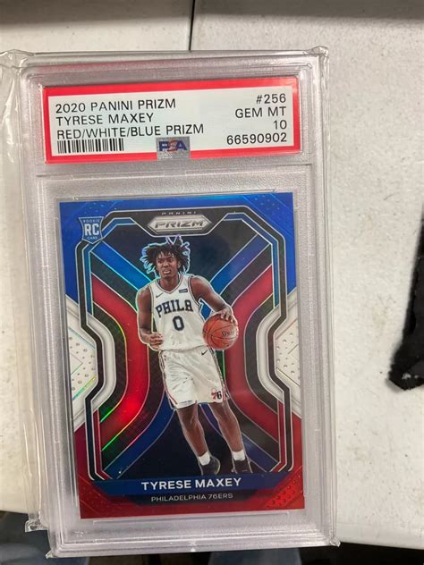 Tyrese Maxey Prizm Red White Blue Price Guide Sports Card