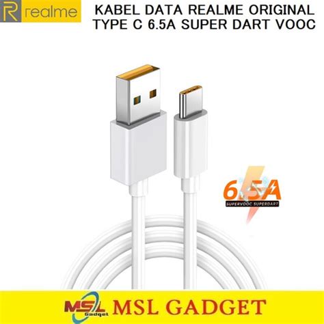 Jual Kabel Data Realme Type C A Super Vooc Dart Flash Charging