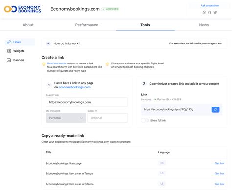 Links From Economybookings Travelpayouts Help Center