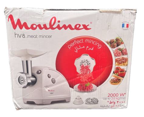 Moulinex ME6201 -HV8 Meat Mincer 54MM GRID + KEBBE (damaged box) | eBay