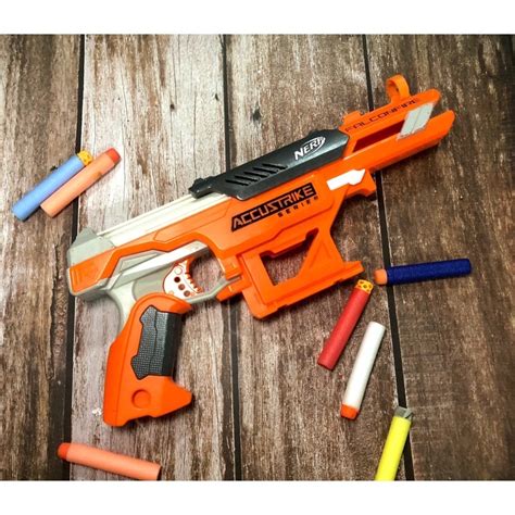 Serious Nerf Used Accustrike Orange Trigger Falcon Fire Modulus Ion