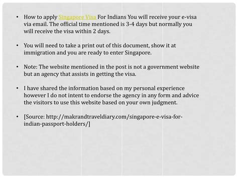 PPT - Singapore e-Visa for Indian Passport Holders PowerPoint