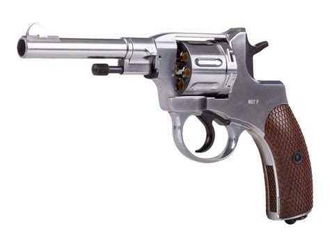 Gletcher NGT CO2 BB Revolver Silver Airgun Depot