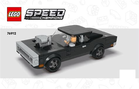 Mode Demploi Lego Set 76912 Speed Champions Fast And Furious 1970 Dodge Charger Rt