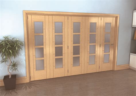 Iseo Oak Light Frosted Door Roomfold Grande X Mm Doors