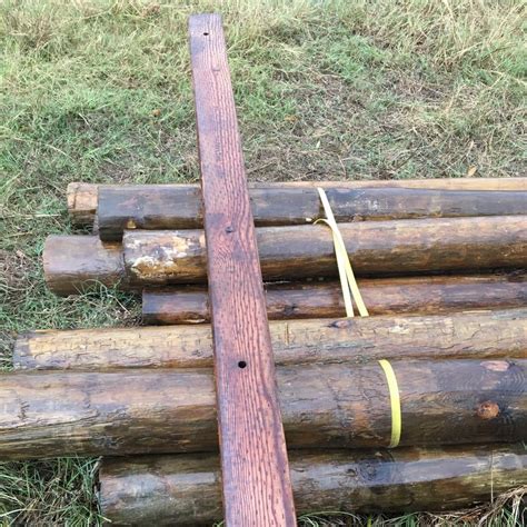 20 Foot Wood Pole Class 1 Through 6 Treated Southern Yellow Pine