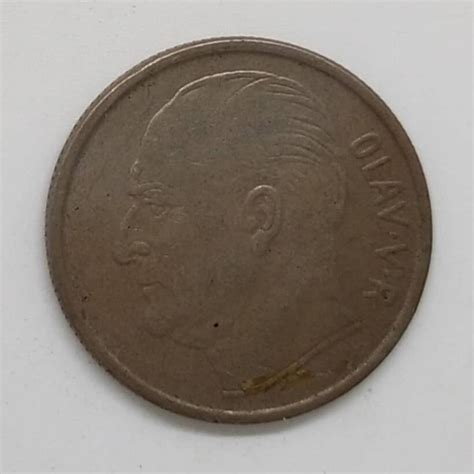 Norway Olav Th Krone Copper Nickel Mm Coin N Hobbies