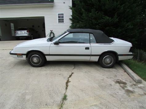 Buy Used Chrysler Lebaron Premium J Body Convertible L Tbi In