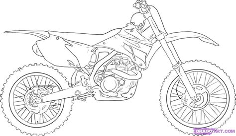 Motocross Bikes Coloring Pages - Coloring Home