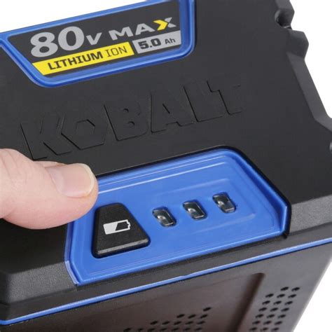 Kobalt 80 Volt Max 5 Ah Rechargeable Lithium Ion Li Ion Cordless Power Equipment Battery In