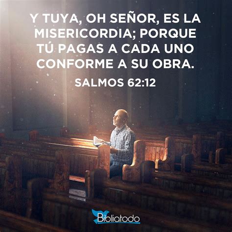 Salmos 62 12 RV1960 Versículo del Día