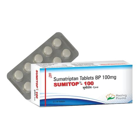 Sumatriptan 100 Mg Tablets At Rs 200 Stripe Sumatriptan Tablet In Surat Id 24664428248