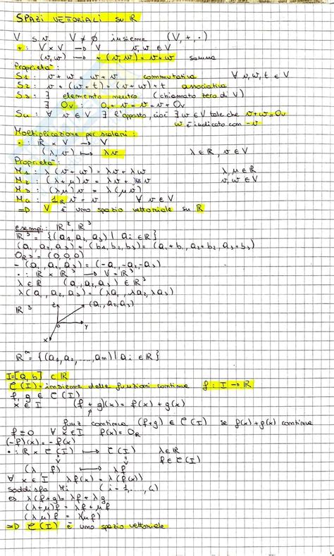 Spazi Vettoriali E Funzioni Di Due O Pi Variabili