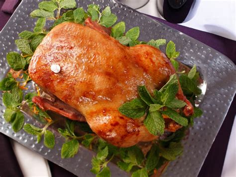 Roasted Duck With Apricot Sauce Volk Enterprises Roast Duck Duck Recipes Whole Food Recipes