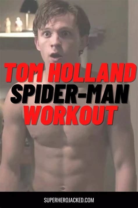 Tom Holland Workout Routine and Diet Plan | Workout routine for men ...