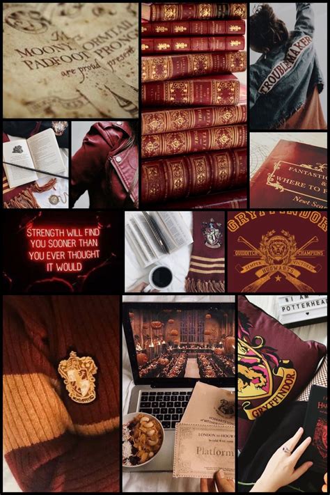 Gryffindor Aesthetic Wallpaper Harry Potter