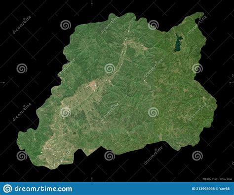 Pcinjski Serbia Black Solid Sentinel 2 Satellite Stock Illustration