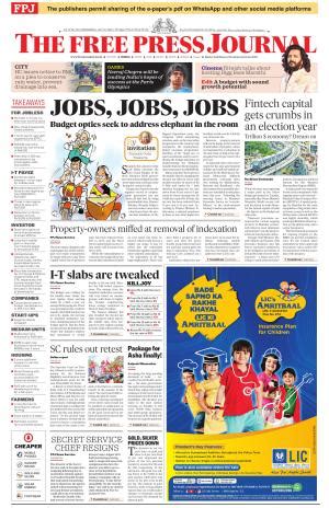 Free Press Journal Mumbai Edition Wed Jul