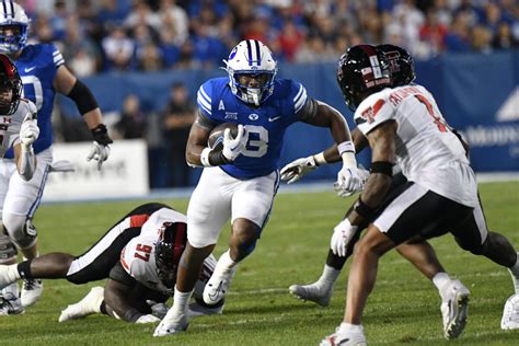 BYU Texas Tech Football Notes Cougars Got Run Game Boost From Return