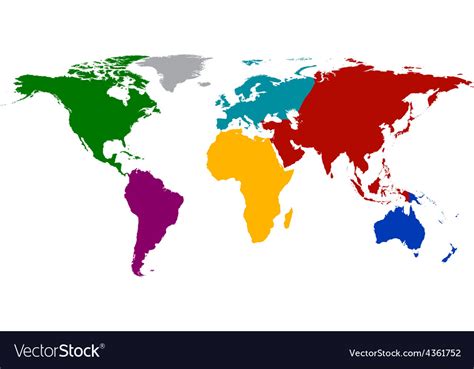 The Best World Map Continents Colored Photos – World Map Blank Printable