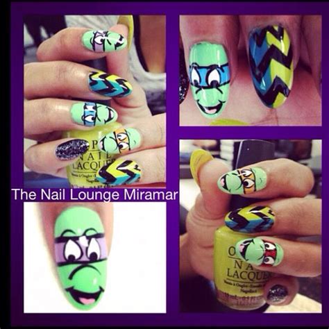 Teenage Mutant Ninja Turtles Nail Art Design