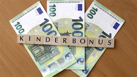 Kindergeld Bonus Auszahlung 2021