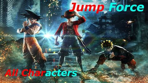 Jump Force All Character Youtube