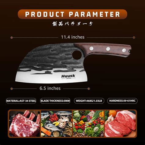 Buy Huusk Japan Knives Upgraded Serbian Chef Knife Japanese Meat