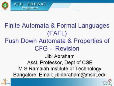 Ppt Finite Automata Powerpoint Presentation Free To View Id