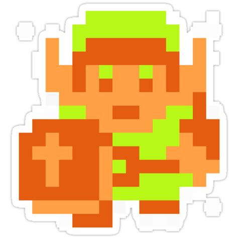 "Link (Original Sprite)" Stickers by Funkymunkey | Redbubble