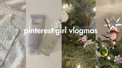 Pinterest Girl Vlogmas Christmas Shopping Korean Skincare Unboxing